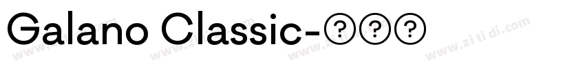 Galano Classic字体转换